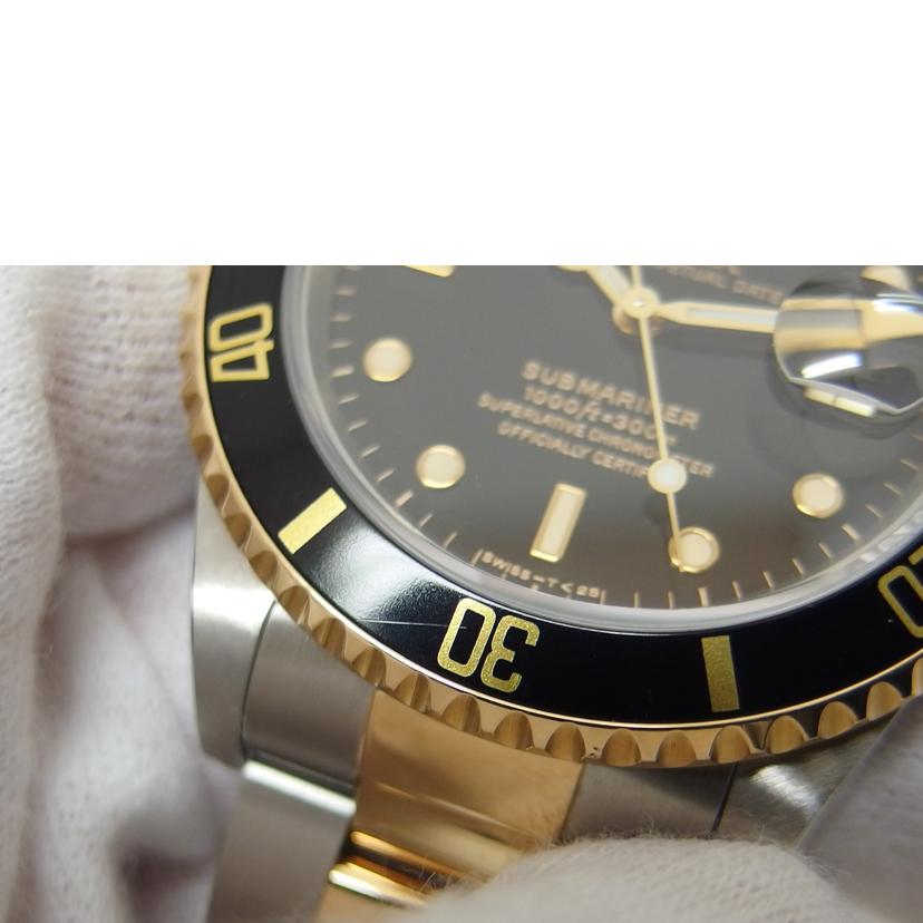 ROLEX ロレックス/サブマリーナデイト/ブラック文字盤/自動巻き/16613//E898413/Aランク/04