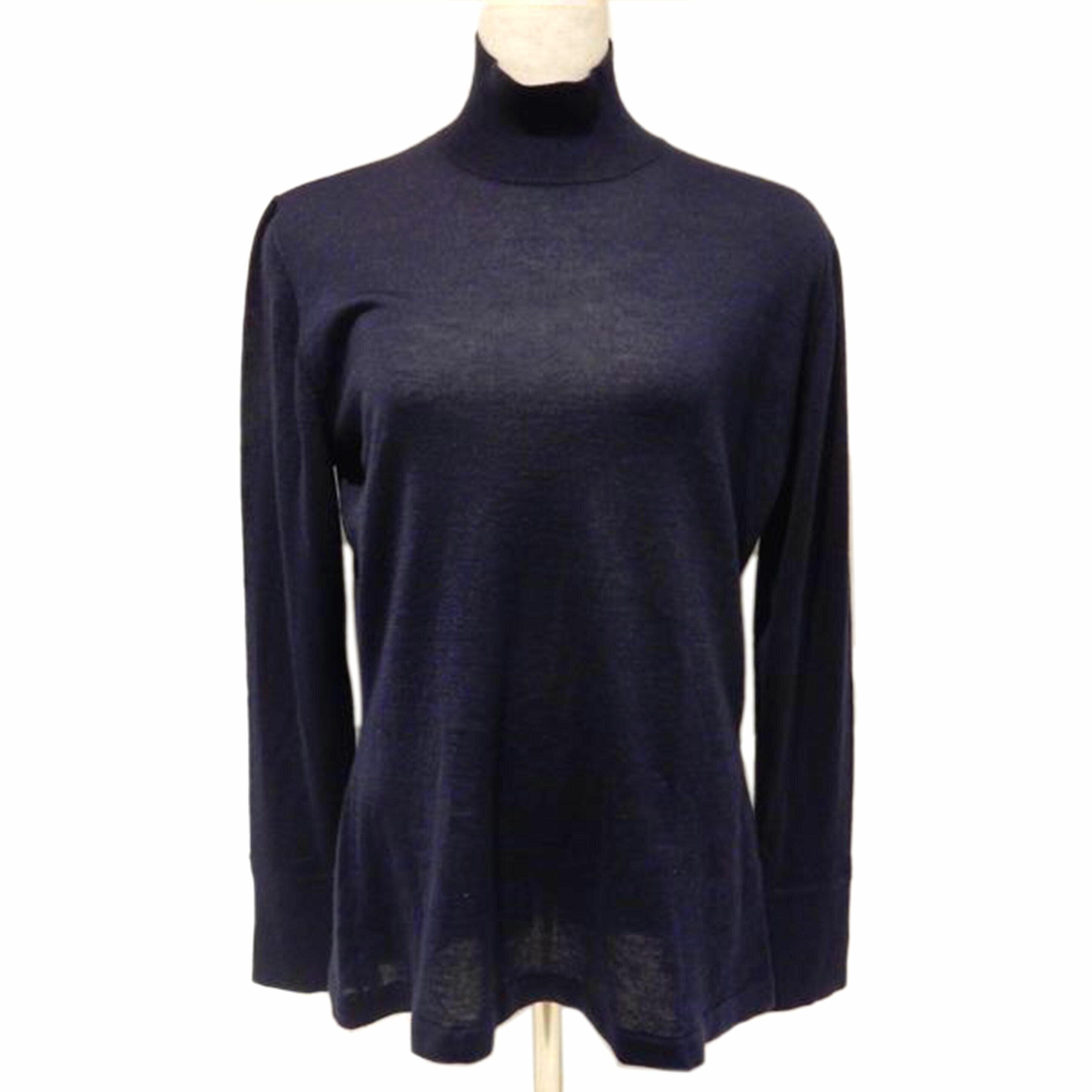 HERMES エルメス/カシミア混/ニット/金ボタン/ネイビー//ABランク/02