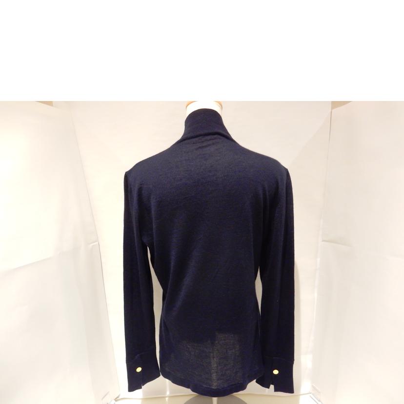 HERMES エルメス/カシミア混/ニット/金ボタン/ネイビー//ABランク/02