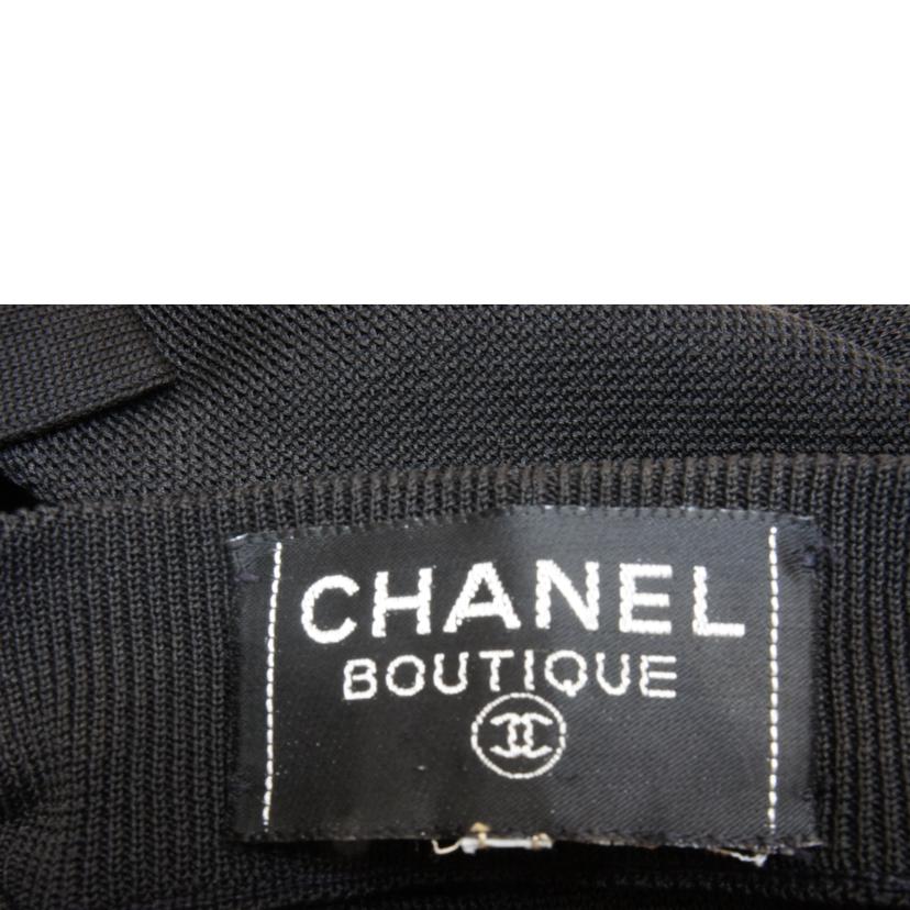 CHANEL シャネル/ニットポケットワンピブラック//Bランク/92