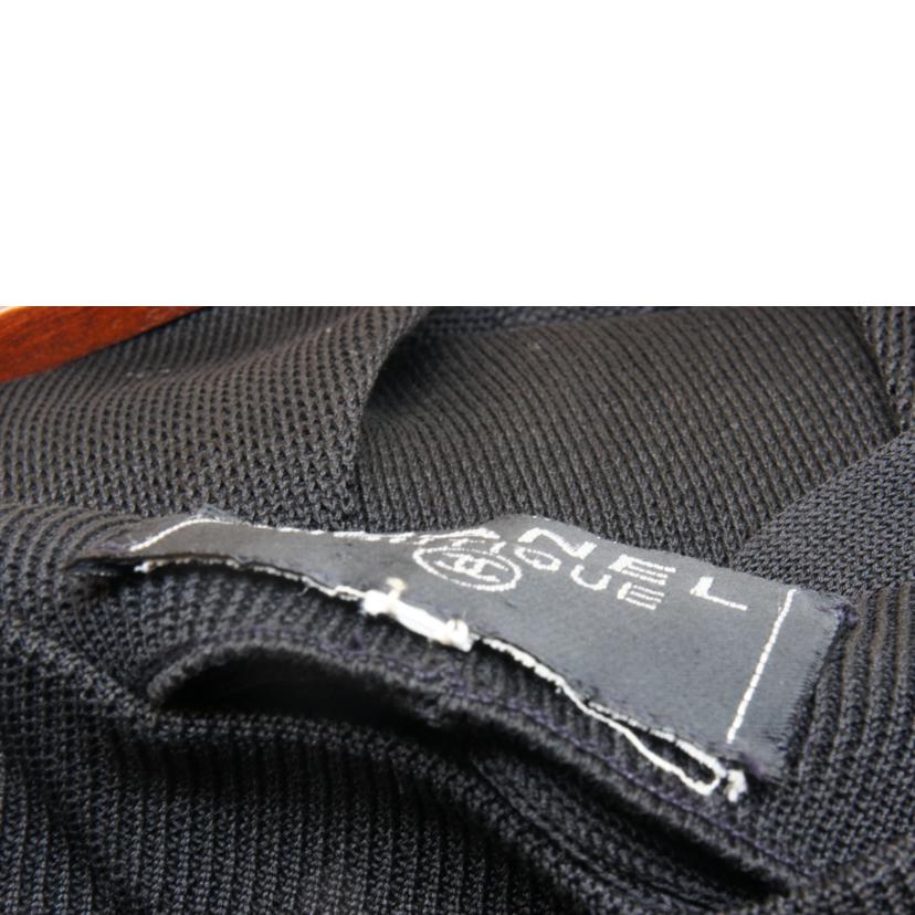 CHANEL シャネル/ニットポケットワンピブラック//Bランク/92