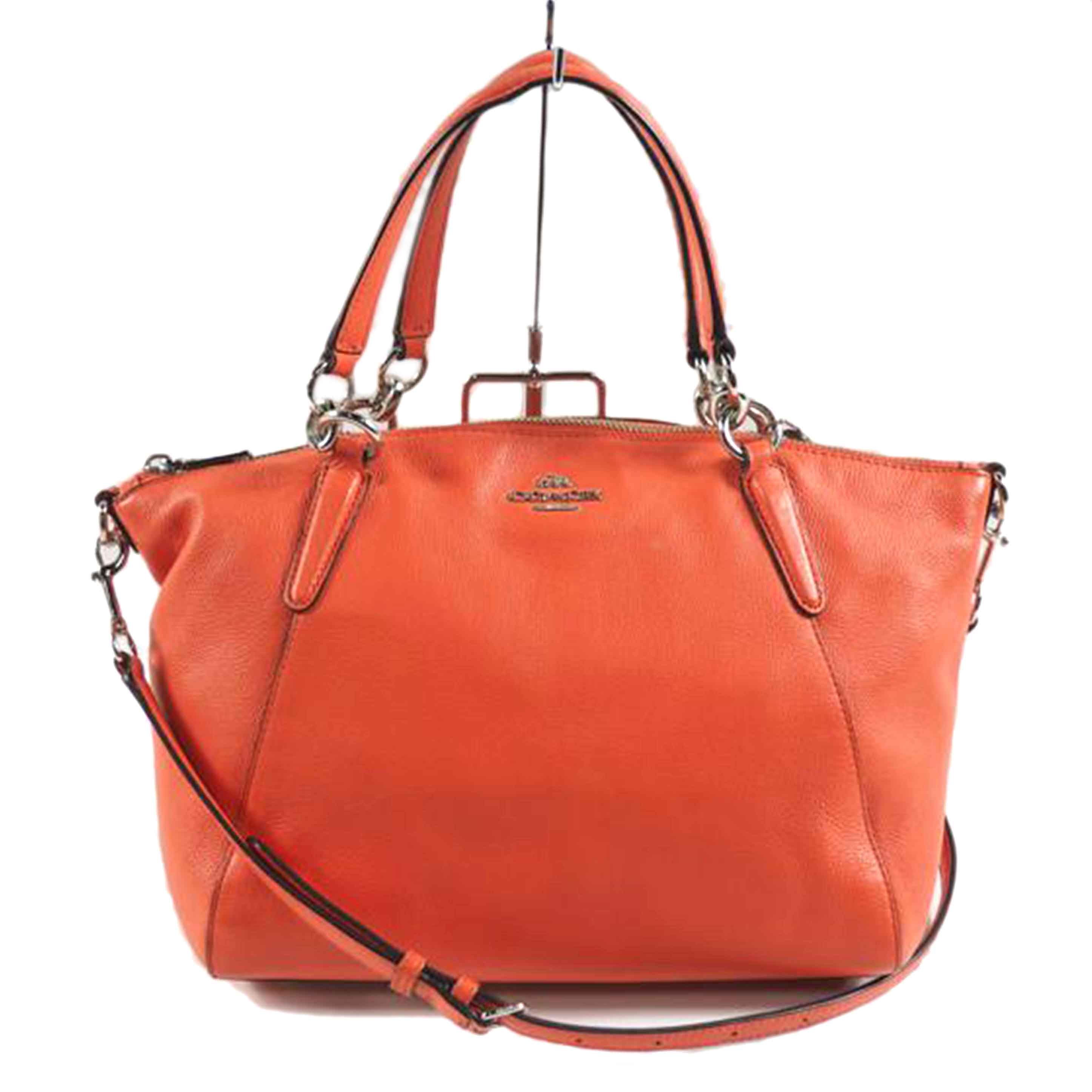 COACH コーチ/2way/スモールケルシーサッチェル/オレンジ/F36675//Bランク/79