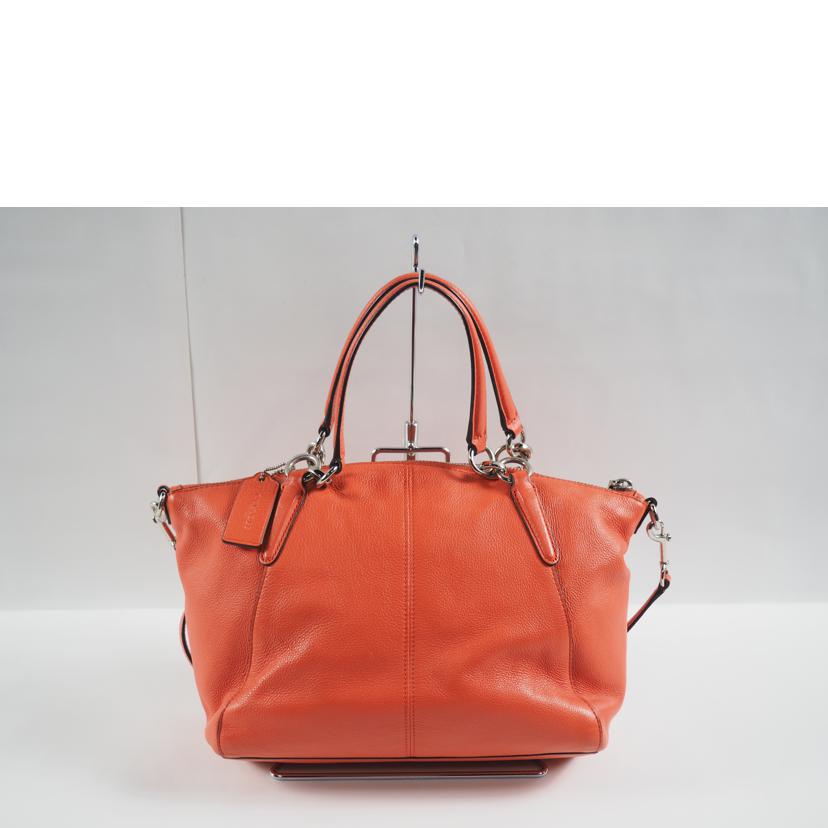 COACH コーチ/2way/スモールケルシーサッチェル/オレンジ/F36675//Bランク/79