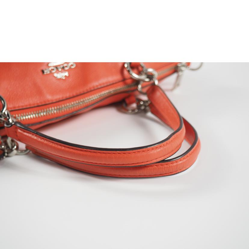 COACH コーチ/2way/スモールケルシーサッチェル/オレンジ/F36675//Bランク/79