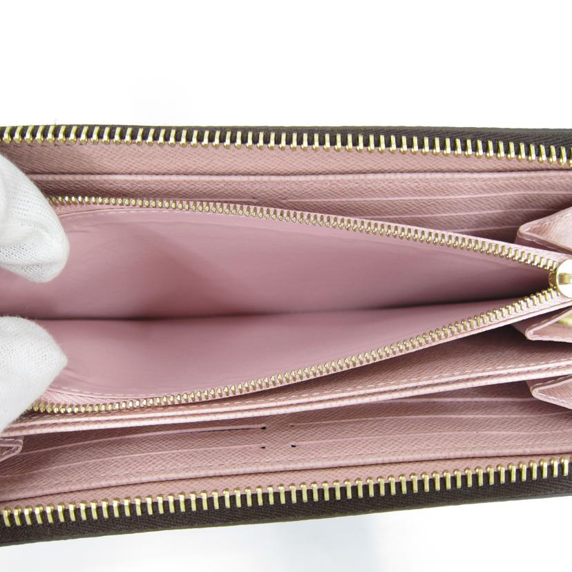 LV ヴィトン/ジッピーウォレット/ダミエ/ローズバレリーヌ/N60046//GI4167/ABランク/82