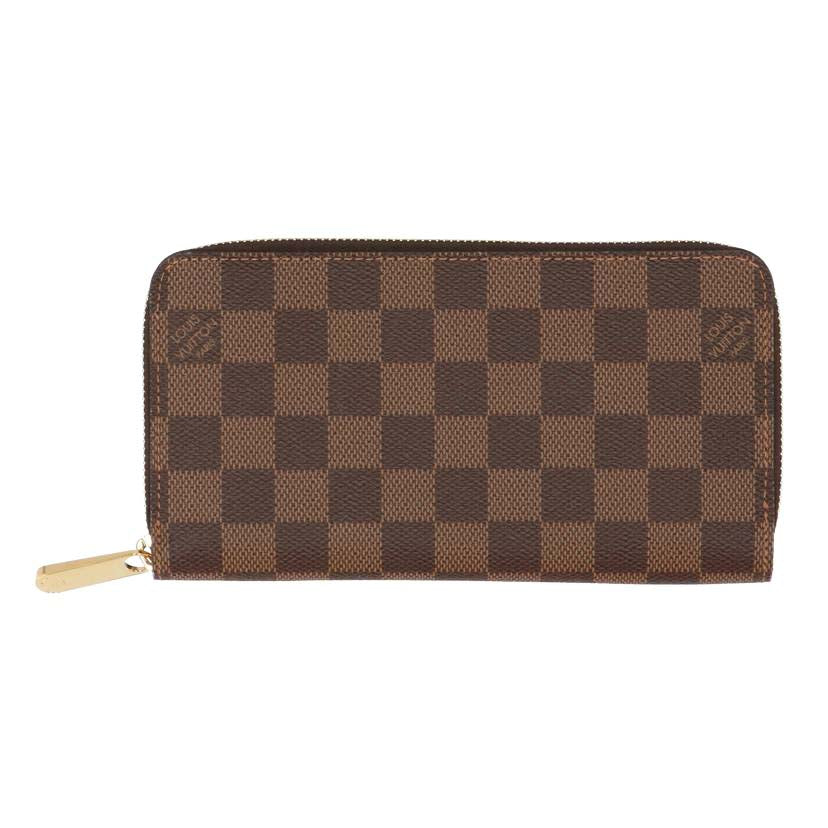 LV ルイヴィトン ラウンドファスナー 長財布 /ジッピー・ウォレット/ダミエ/エベヌ/N41661//RFIDタグ/SAランク/75