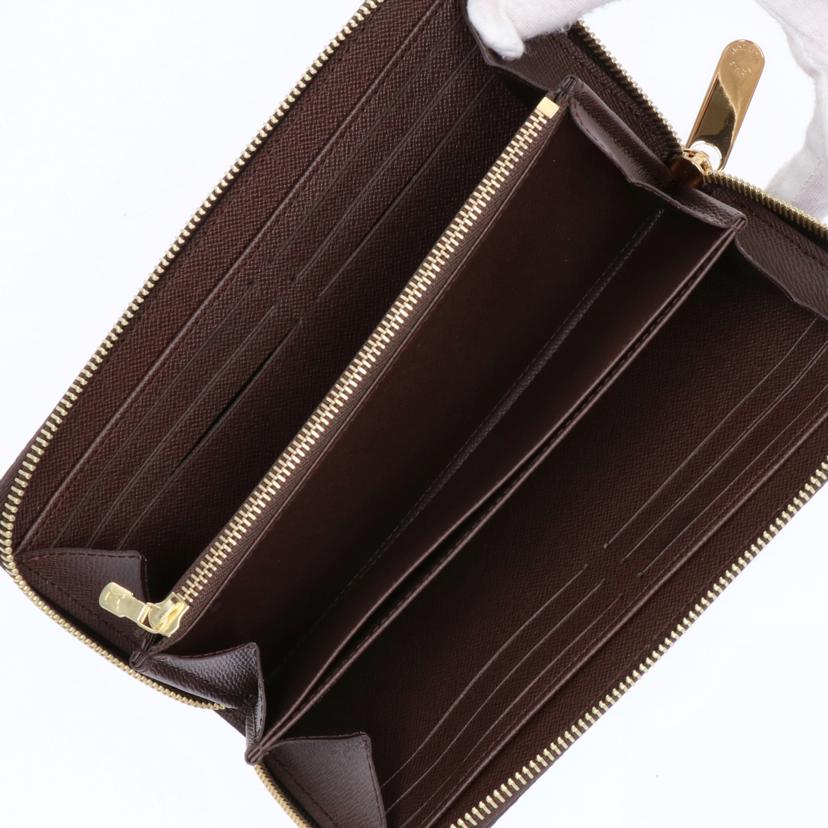 LV ルイヴィトン ラウンドファスナー 長財布 /ジッピー・ウォレット/ダミエ/エベヌ/N41661//RFIDタグ/SAランク/75