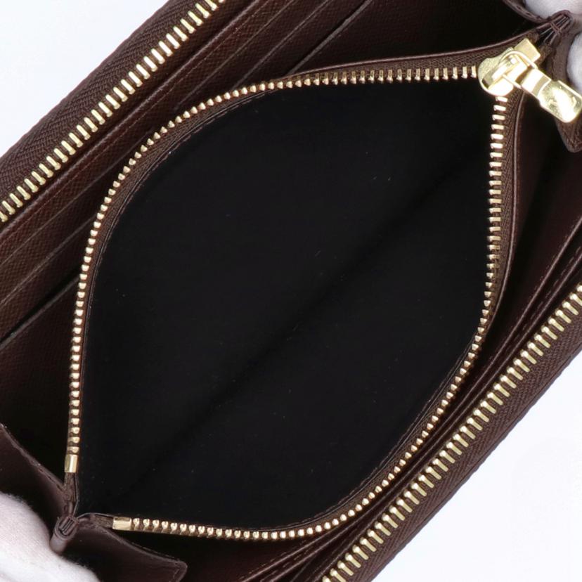 LV ルイヴィトン ラウンドファスナー 長財布 /ジッピー・ウォレット/ダミエ/エベヌ/N41661//RFIDタグ/SAランク/75