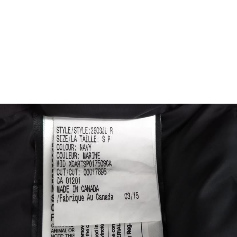 CANADA GOOSE カナダグース/BRONTE PARKAロングダウン NVY/2603JL//Aランク/07