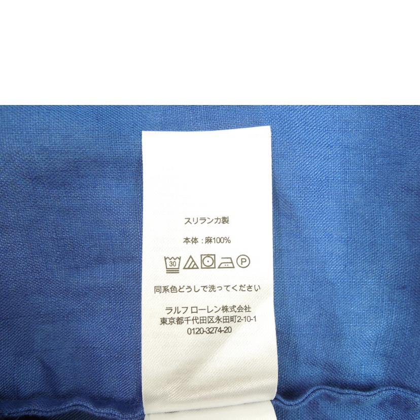 LAUREN RALPH LAUREN/LAUREN RALPH LAIREN リネン100% 半袖シャツ ブルー サイズS/03945310963//ABランク/83