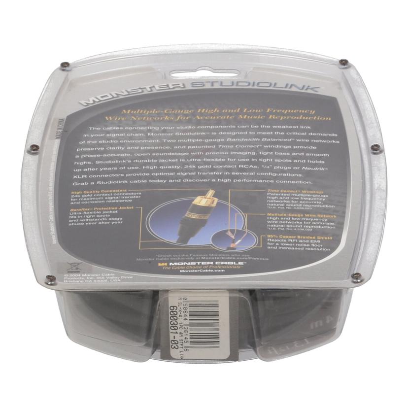 MONSTER CABLE モンスターケーブル/バランスケーブル/4m/600301-03//-/Sランク/67