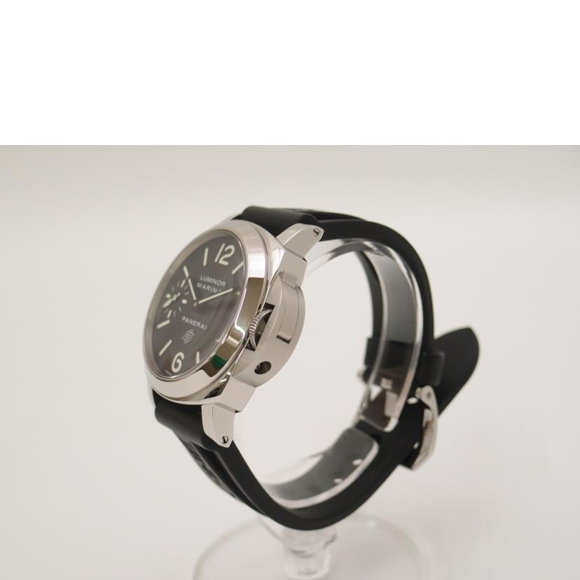 PANERAI パネライ 腕時計 新品仕上済 スモールセコンド ラバーベルト メンズ /ルミノール・マリーナ・ロゴ44mm/手巻き/PAM00005//OP6617PB530550/SAランク/69