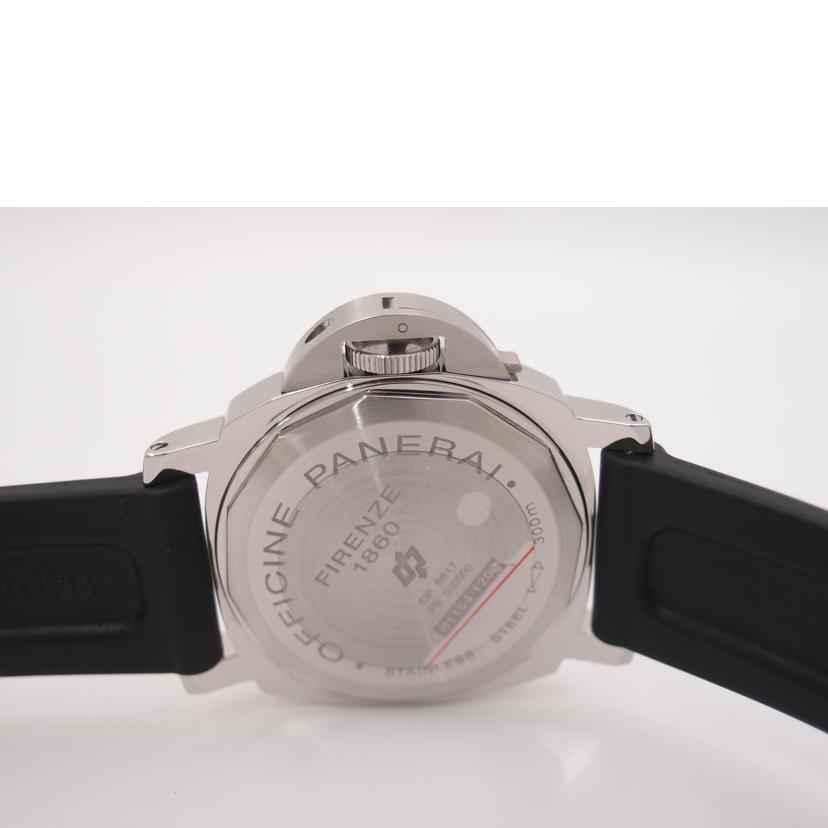 PANERAI パネライ 腕時計 新品仕上済 スモールセコンド ラバーベルト メンズ /ルミノール・マリーナ・ロゴ44mm/手巻き/PAM00005//OP6617PB530550/SAランク/69