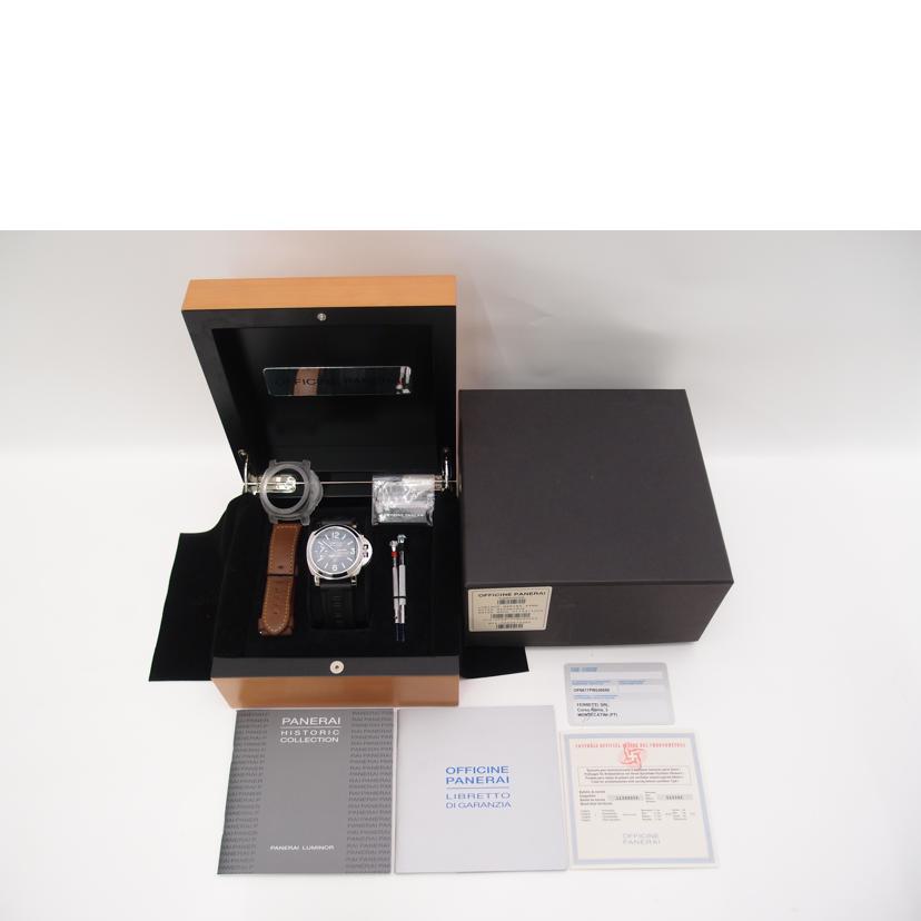 PANERAI パネライ 腕時計 新品仕上済 スモールセコンド ラバーベルト メンズ /ルミノール・マリーナ・ロゴ44mm/手巻き/PAM00005//OP6617PB530550/SAランク/69