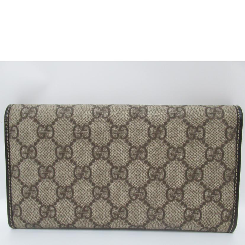 GUCCI/二つ折り長財布/GGスプリーム/203573//0416/ABランク/63