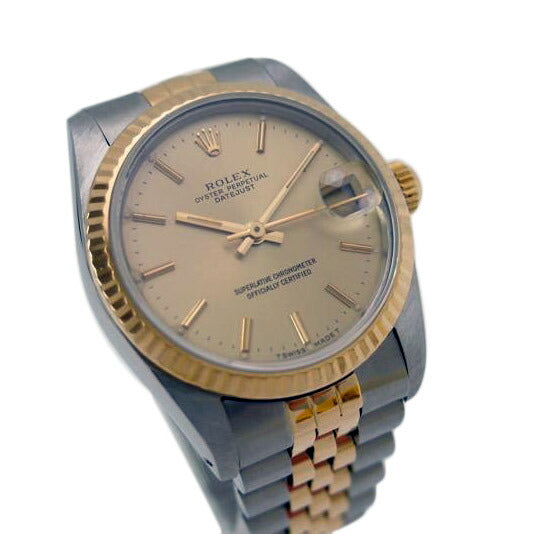 ROLEX ロレックス 腕時計 1991年頃製造 オーバーホール済 新品仕上済 自動巻き ステンレス K18YG/デイトジャスト・ボーイズ/SS×YG/N番/68273//N150817(1991)/Aランク/69