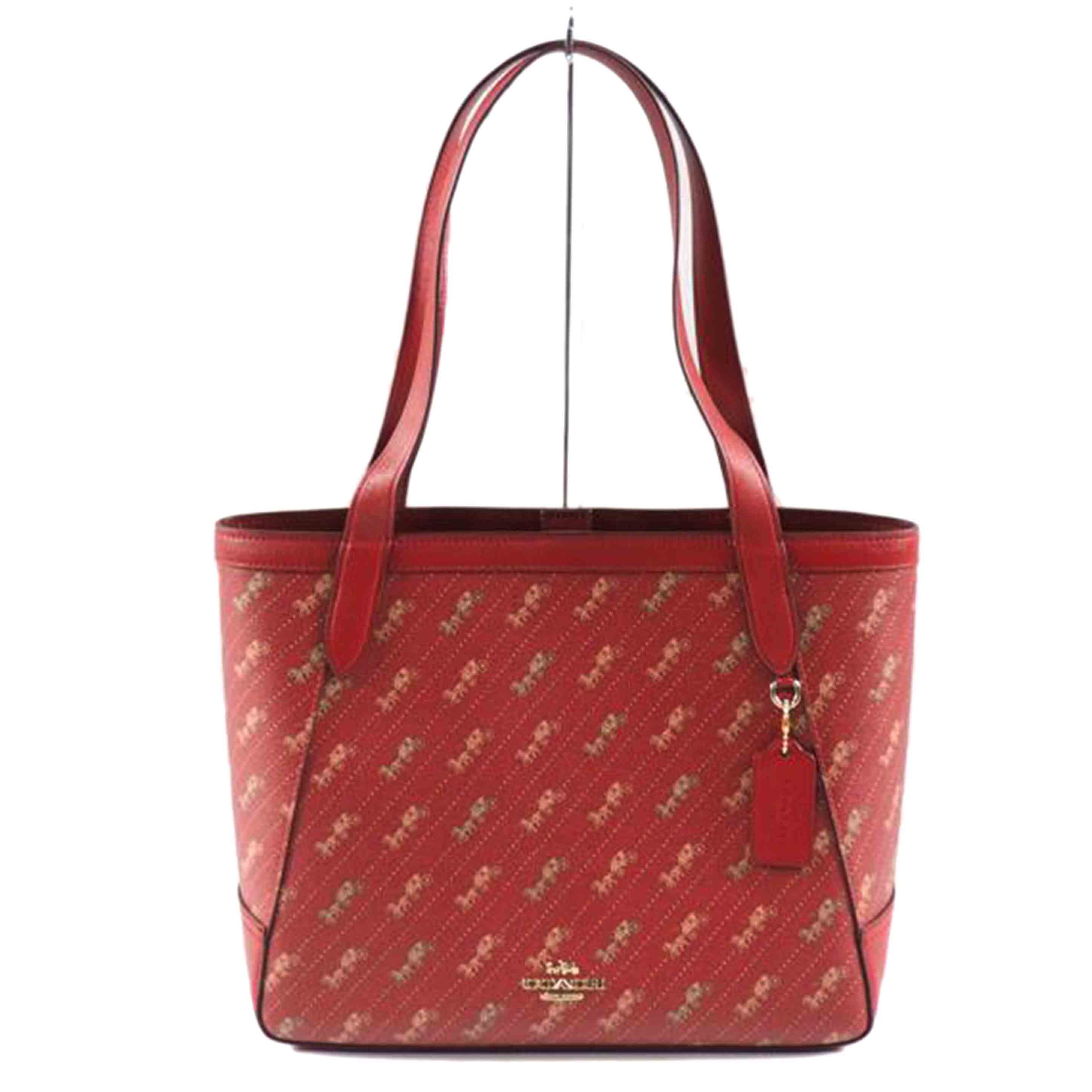 COACH コーチ/ホースアンドキャリッジ/トートバッグ/赤/C4061//J21**/ABランク/79