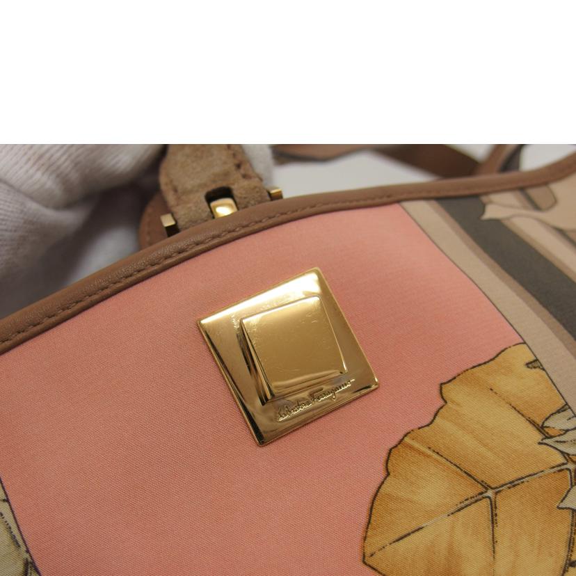 Ferragamo フェラガモ/スエード/ナイロントートバッグ//DH-21/Bランク/04