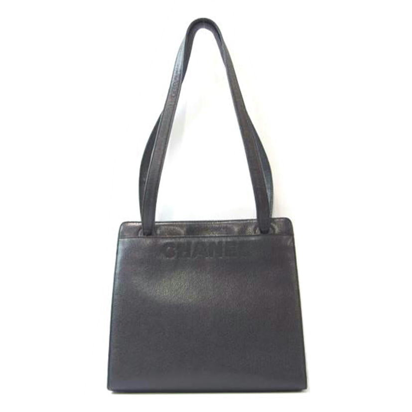 CHANEL シャネル/キャビアスキントートバッグ/ブラック/A10163//5336298/ABランク/83