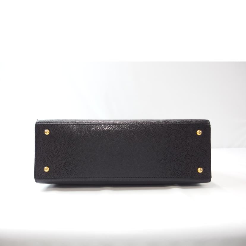 CHANEL シャネル/キャビアスキントートバッグ/ブラック/A10163//5336298/ABランク/83