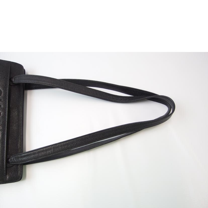 CHANEL シャネル/キャビアスキントートバッグ/ブラック/A10163//5336298/ABランク/83