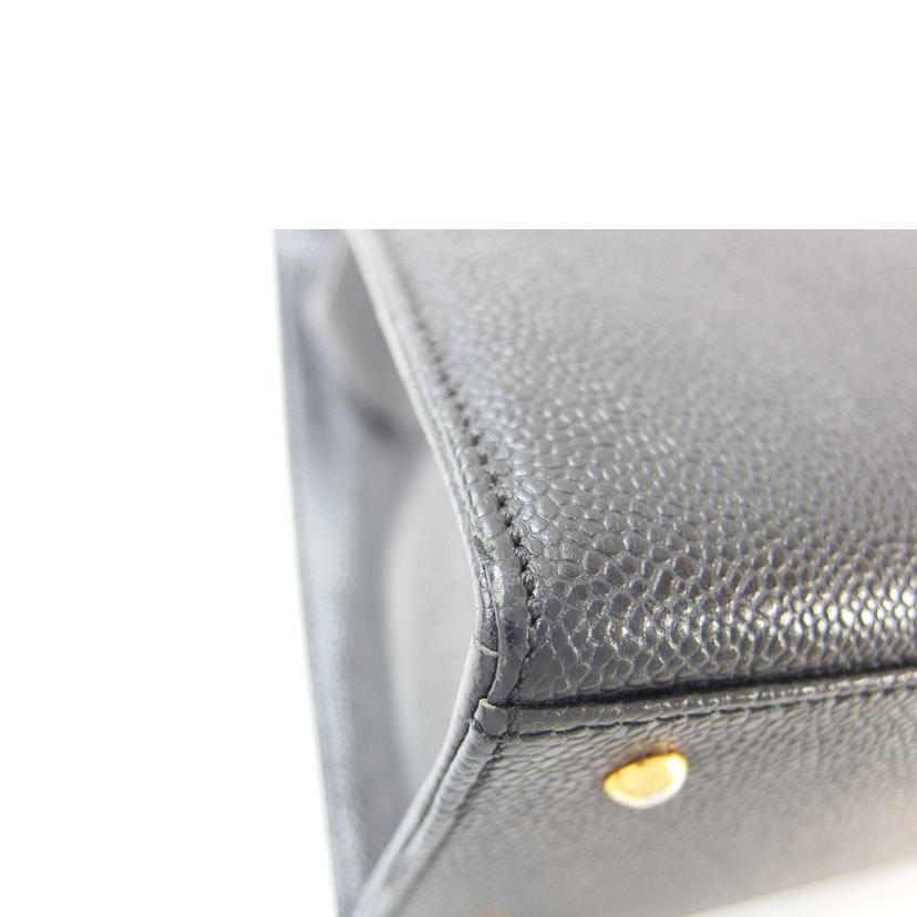 CHANEL シャネル/キャビアスキントートバッグ/ブラック/A10163//5336298/ABランク/83