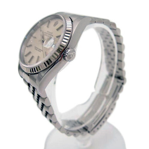 ROLEX ロレックス 1993年頃製造 オーバーホール済 新品仕上済 コンビ メンズ 腕時計 シルバー文字盤/デイトジャスト/S番/WG×SS/自動巻き/16234//S822966(1993)/SAランク/69