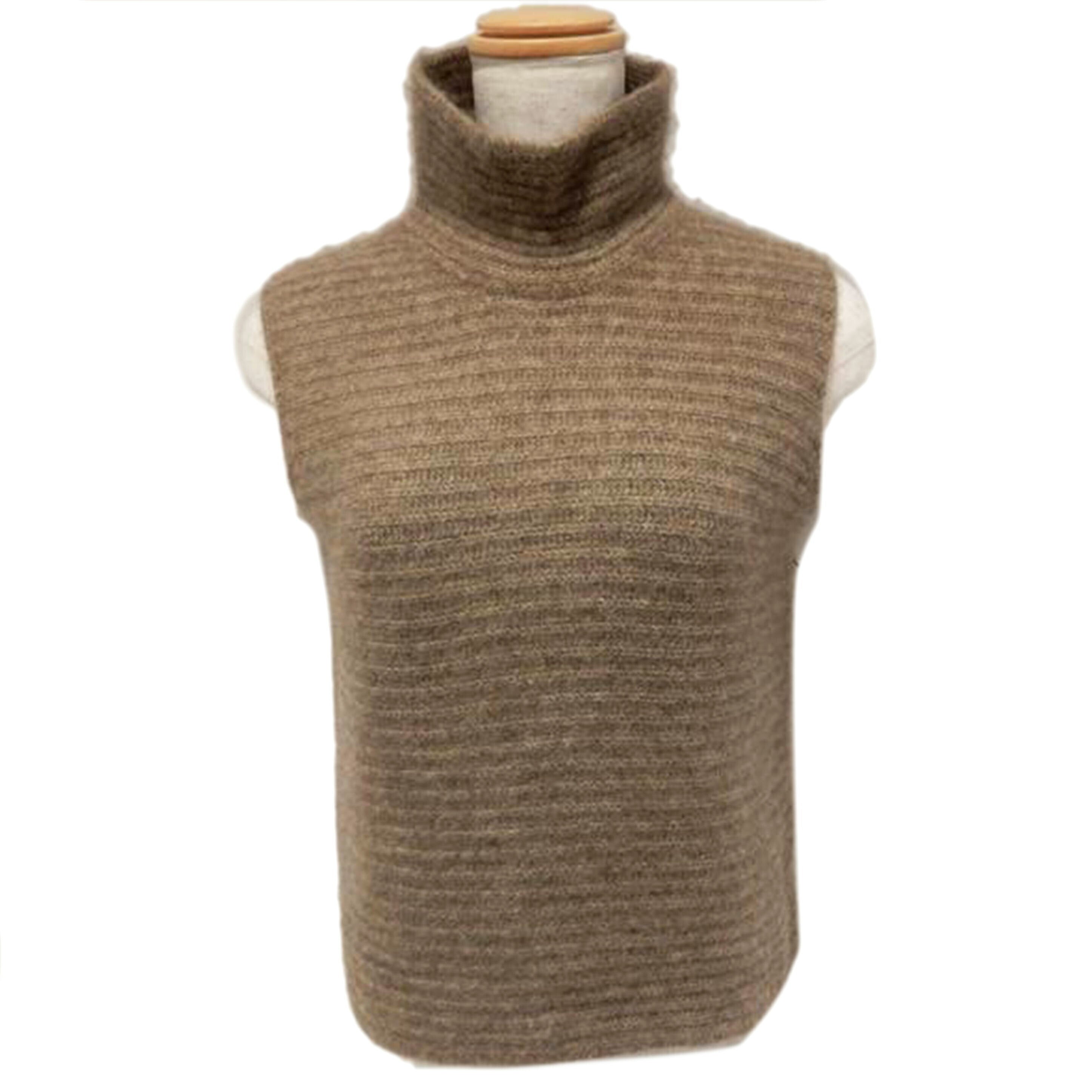 HERMES エルメス/タートルネック/カシミア混/ノースリーブ//ABランク/02