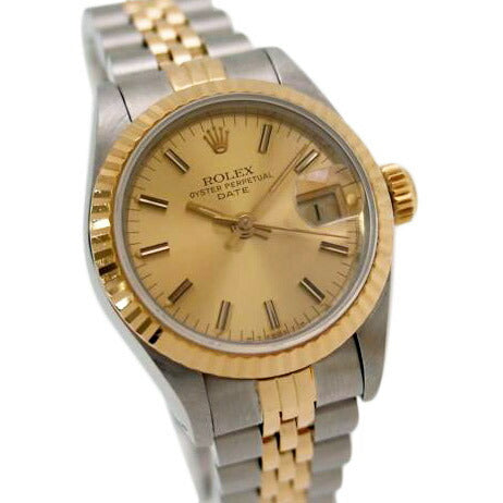 ROLEX ロレックス 腕時計 1983年頃製造 新品仕上済 オーバーホール済 自動巻き ステンレス K18YG/デイトジャスト・レディース/SS×YG/8番/69173//8117965(1983)/SAランク/69