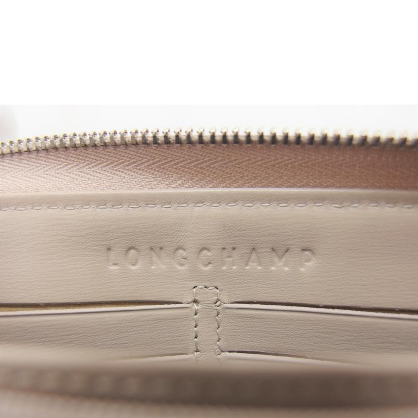 LONGCHAMP ロンシャン/ルプリアージュシティ/ラウンドファスナー長財布/ベージュ//SAランク/04