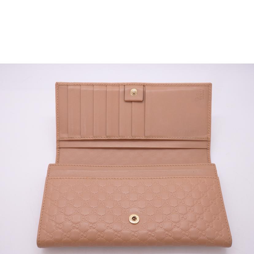 GUCCI グッチ/マイクログッチシマフラップロングウォレット/449396//496334/ABランク/02