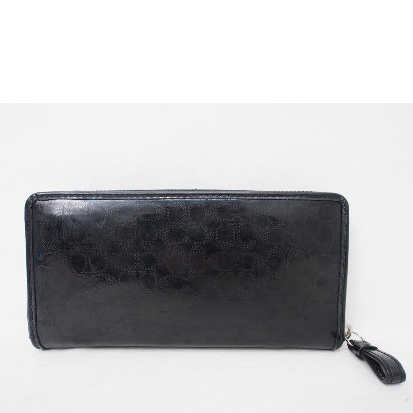COACH/リキッドグロスアコーデオンジップ/シグネチャー/長財布/F51675//Aランク/78