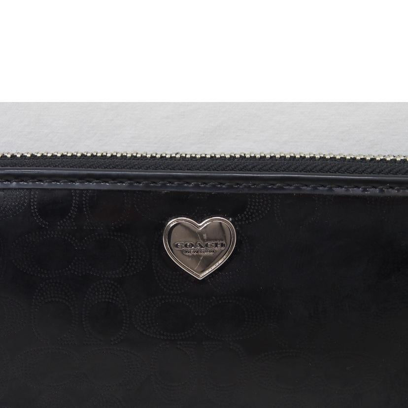 COACH/リキッドグロスアコーデオンジップ/シグネチャー/長財布/F51675//Aランク/78