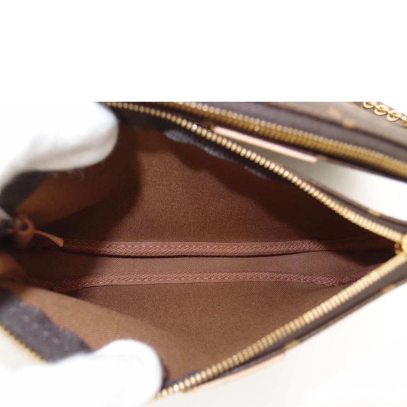 LOUIS VUITTON ルイ・ヴィトン 2WAYショルダー チェーンショルダー 斜め掛け /ミュルティポシェット・アクセソワール/カーキ/M44813//MB3290/SAランク/69