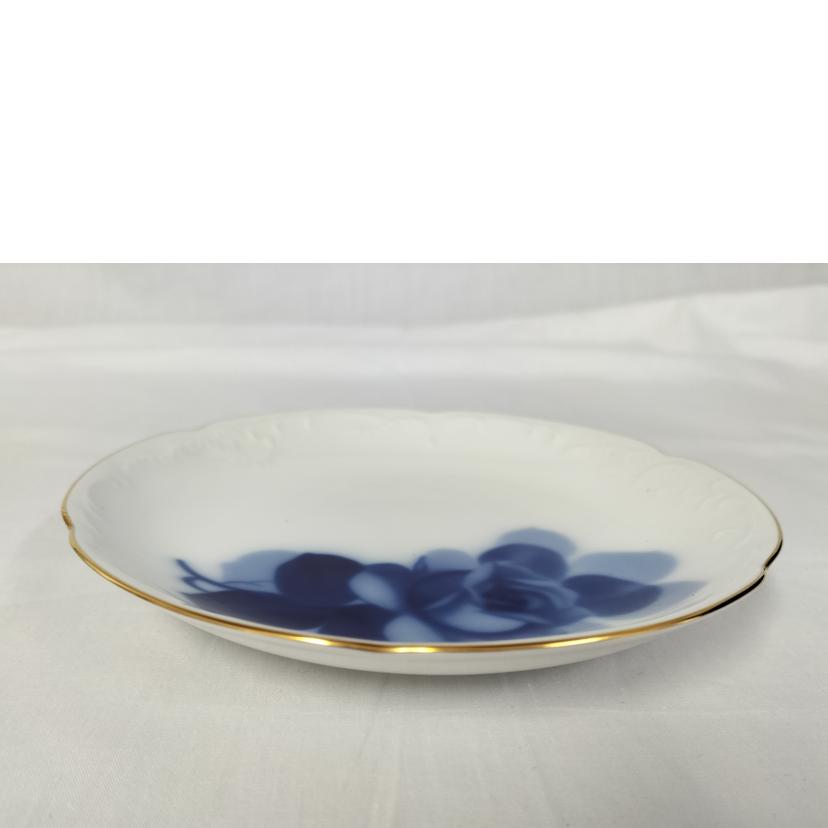 大倉陶園 オオクラトウエン/ブルーローズ 15cm 銘々皿揃 5枚セット/54HV/8211//Aランク/52