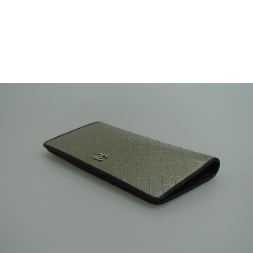 CHANEL シャネル/長財布 銀黒//11747145/Bランク/87