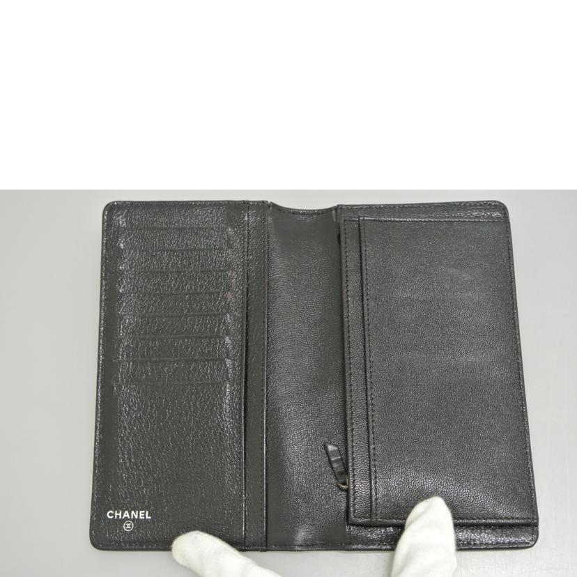 CHANEL シャネル/長財布 銀黒//11747145/Bランク/87