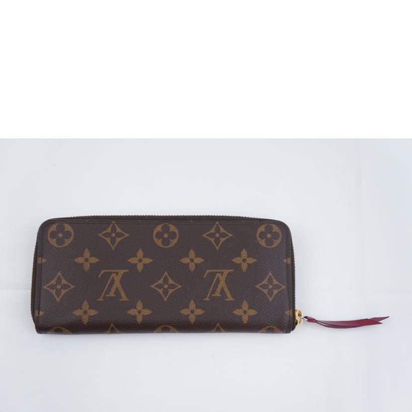 LV ルイヴィトン/ポルトフォイユ・クレマンス/モノグラム/フューシャ/M60742//GI4***/ABランク/67