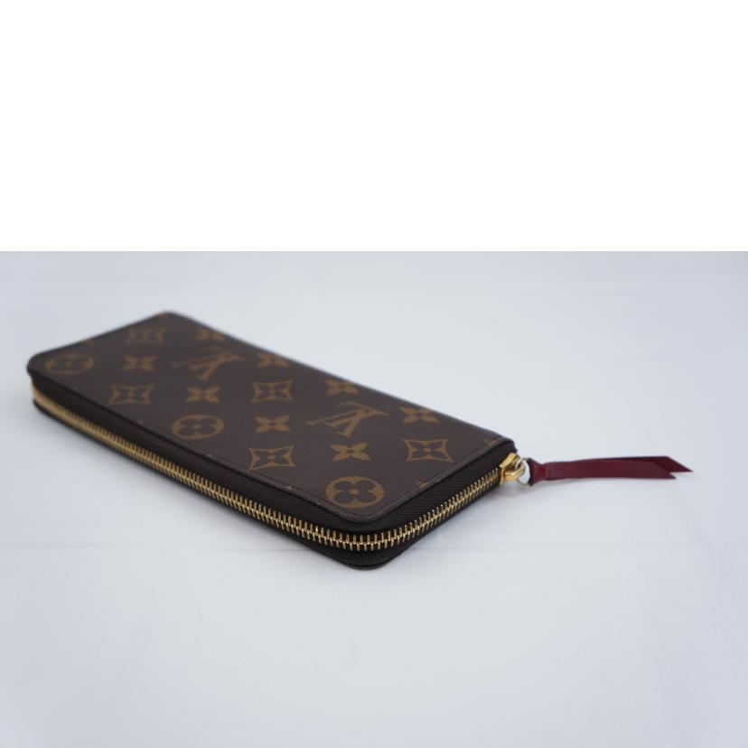 LV ルイヴィトン/ポルトフォイユ・クレマンス/モノグラム/フューシャ/M60742//GI4***/ABランク/67