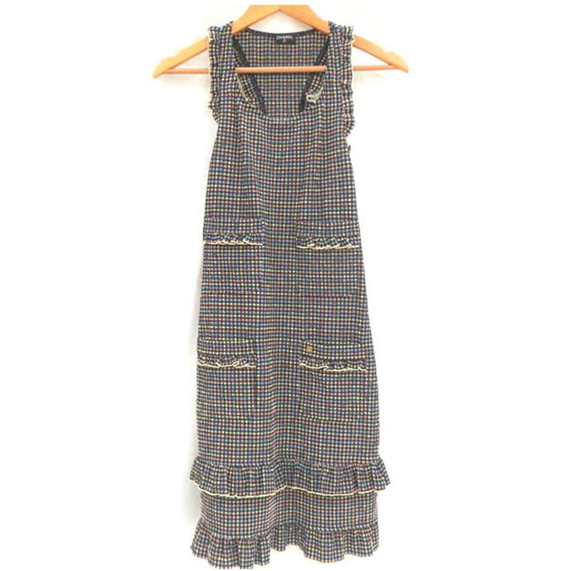 CHANEL シャネル/CHANEL ギンガムチェックワンピース//ABランク/82
