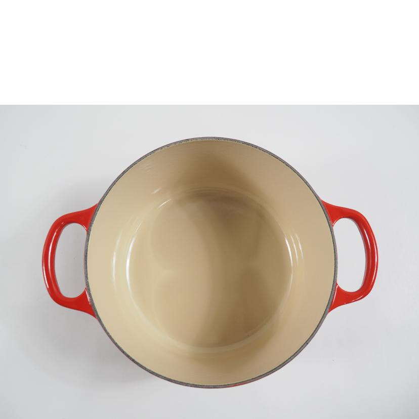 LE CREUSET ルクルーゼ/ココット・ロンド 22cm チェリーレッド//SAランク/79
