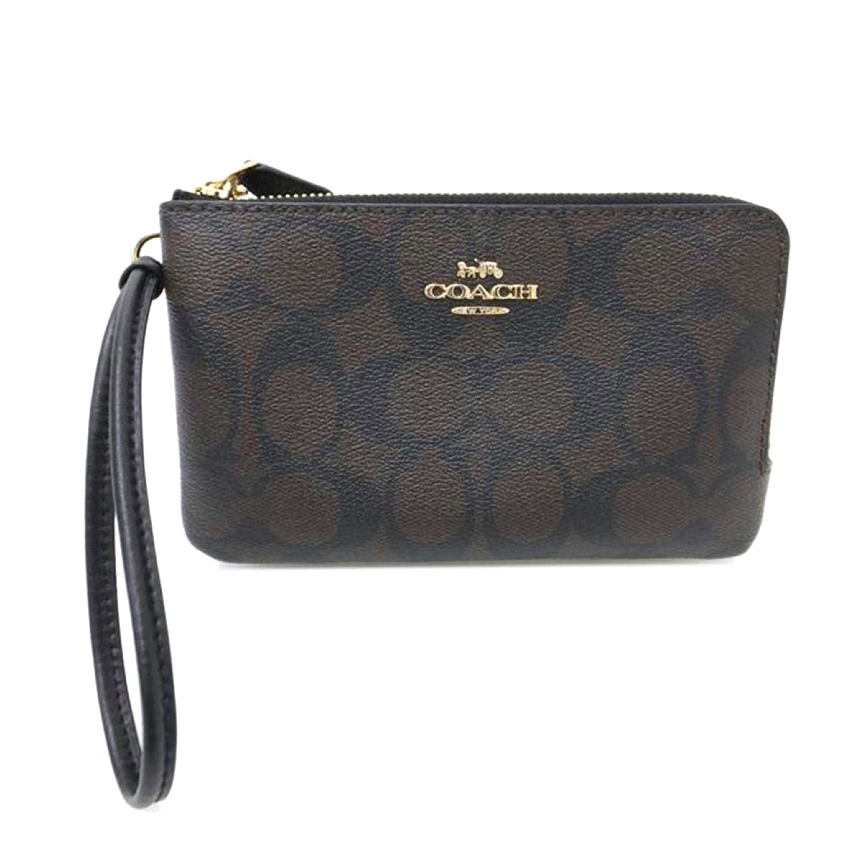 COACH コーチ/シグネチャーダブルジップポーチ//ABランク/88