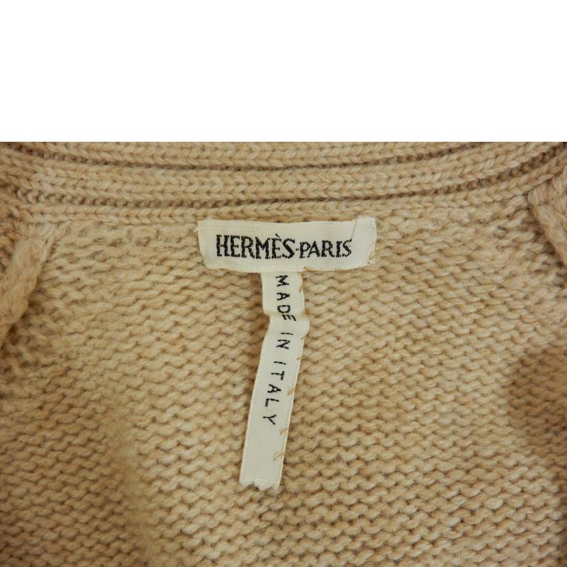 HERMES エルメス/スカーフデザイン/ウールカーディガン//Bランク/02