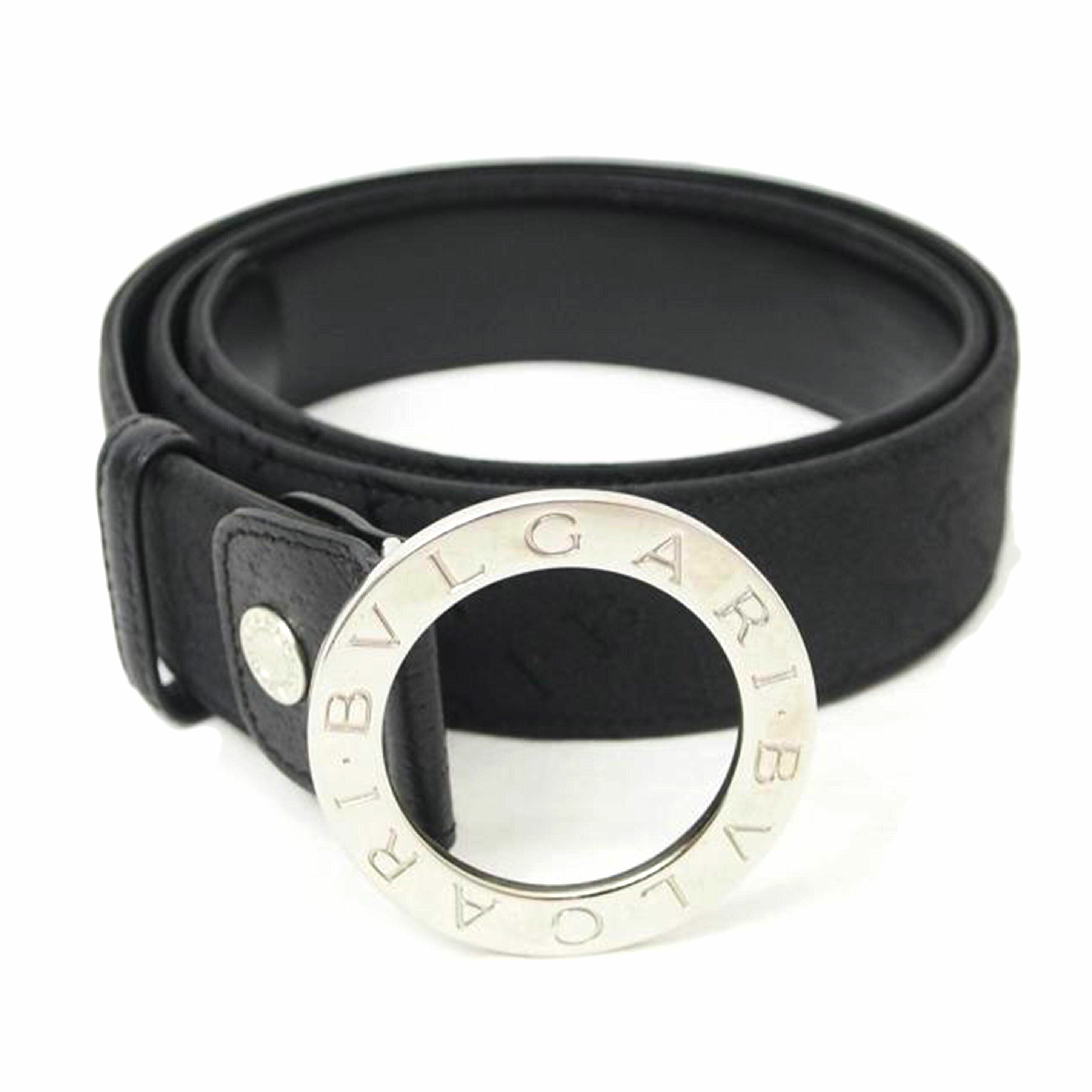 BVLGALI/ブルガリブルガリ/ロゴマニア/レザーベルト/表記サイズ:105/42//ABランク/78