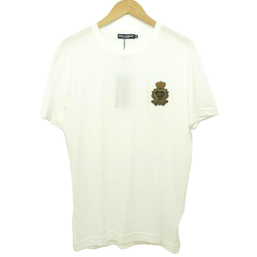 DOLCE&GABBANA ドルチェアンドガッバーナ/DOLCE&GABBANA クラウンTシャツ WHT/G8KBAZ//SAランク/09