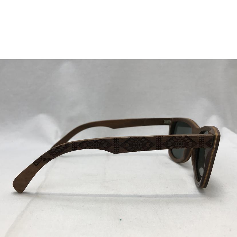 Shwood×Pendleton シュッウッド ペンドルトン/フレームオールウッド サングラス//ABランク/51