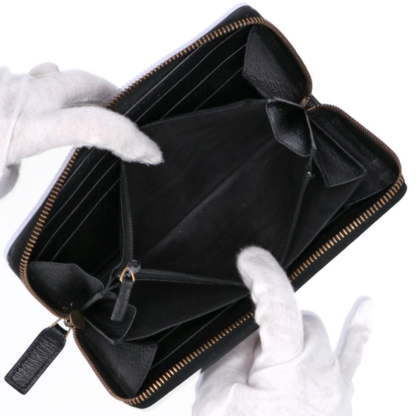 GUCCI グッチ/ビー&スタープリントレザーラウンドウォレット/495062//2149/ABランク/75