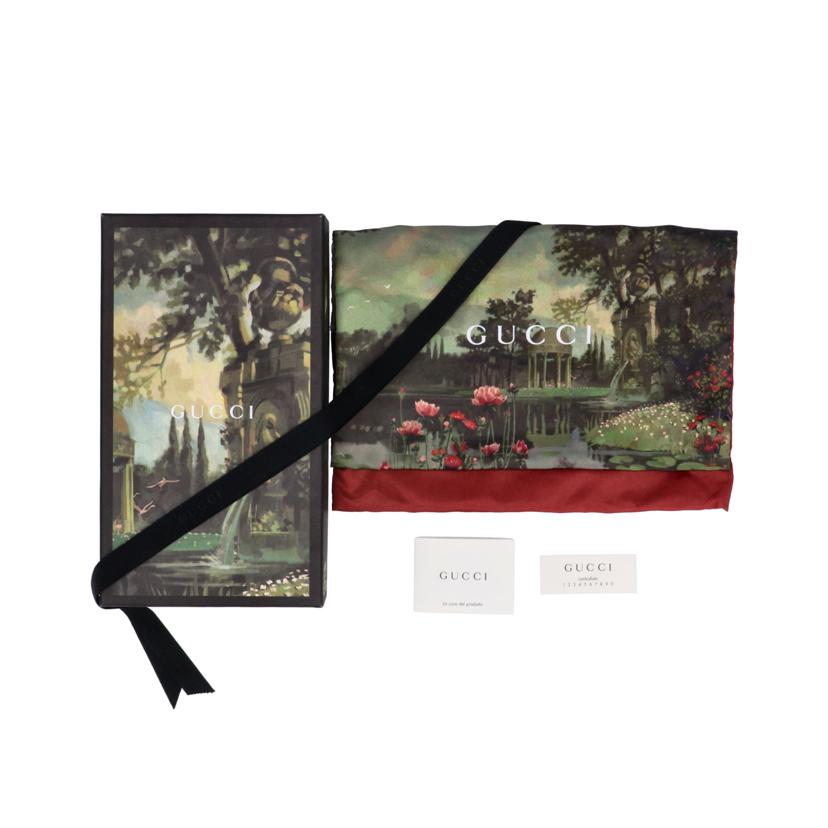 GUCCI グッチ/ビー&スタープリントレザーラウンドウォレット/495062//2149/ABランク/75