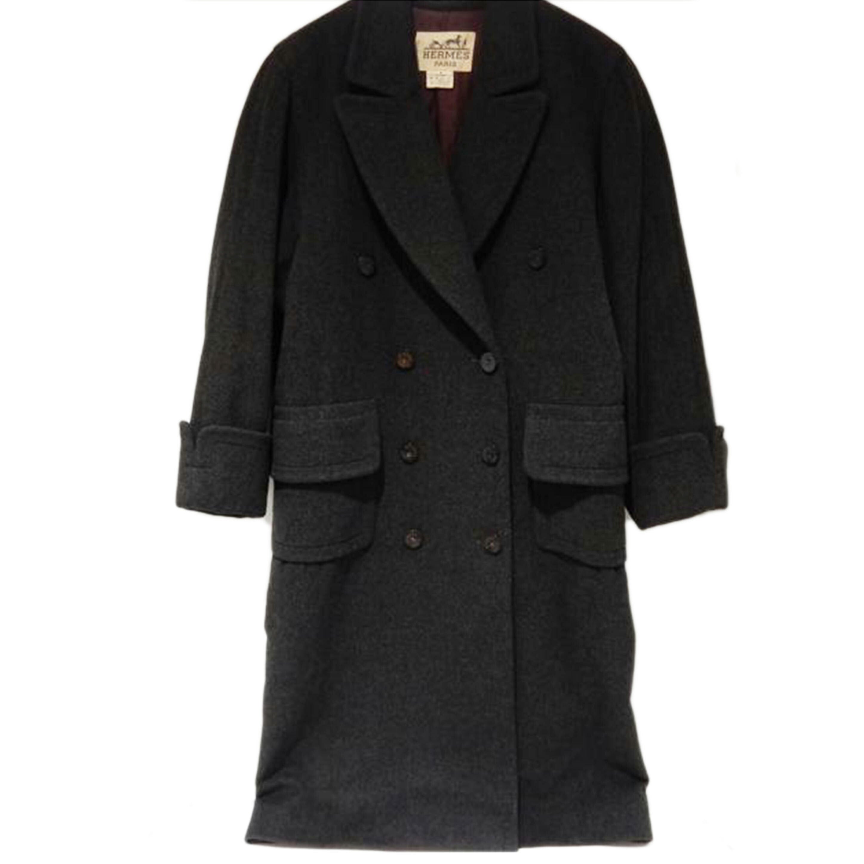 HERMES エルメス/ウールコート/グレー//Bランク/02