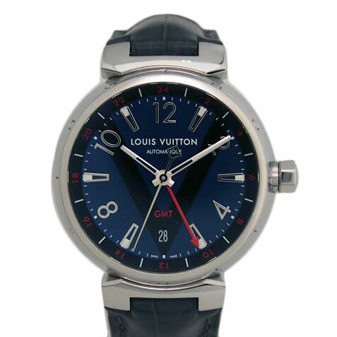 LV ルイ・ヴィトン/タンブールGMT/レザー/自動巻き/Q1157//TF1078/ABランク/76